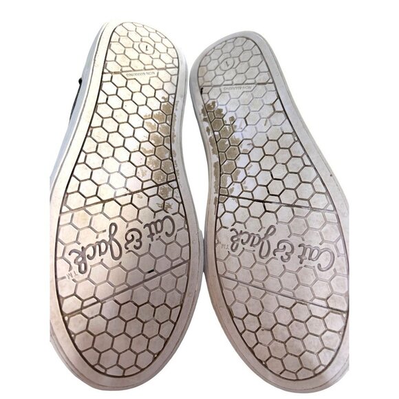 Cat & Jack Girls Sneakers Zip Sides Gray Size 1 - Picture 9 of 10